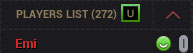 players list settings